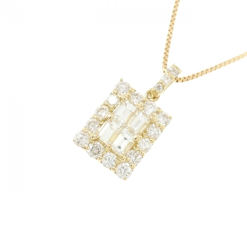 Dây chuyền kim cương K18YG 0.50CT - Hàng hiệu Chính hãng 862600