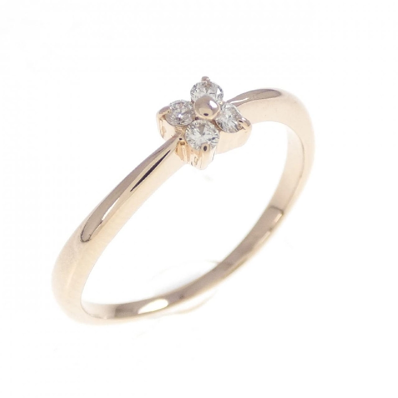 Nhẫn kim cương hoa K18PG 0.08CT - Hàng hiệu Authentic 853493