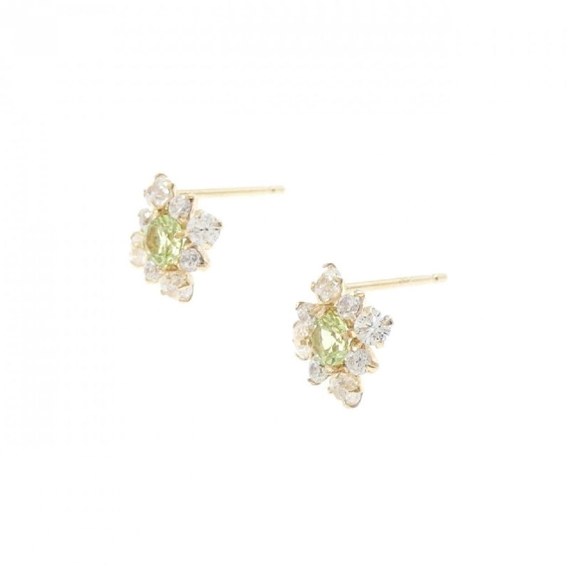 K10YG Peridot Bông tai - Hàng hiệu Chính hãng 874074