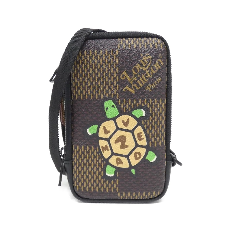 Túi đeo vai Louis Vuitton Damier Giant (LV Squared) Double Phone Pouch N40377 - Hàng hiệu Chính hãng 768905