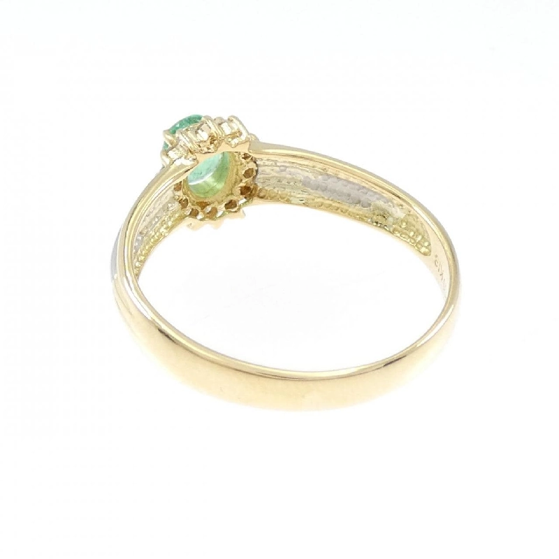 Nhẫn Emerald K18YG/PT900 0.28CT - Hàng hiệu Chính hãng 853342