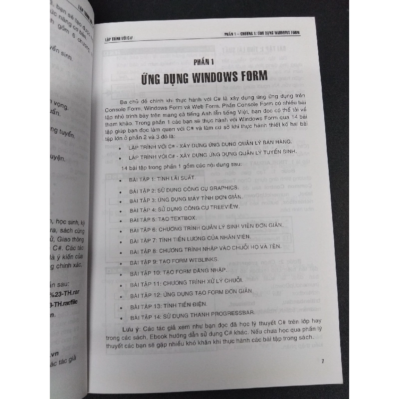 Lập trình với C# mới 80% ố vàng HCM2606 Phạm Quang Huy GIÁO TRÌNH, CHUYÊN MÔN 916090