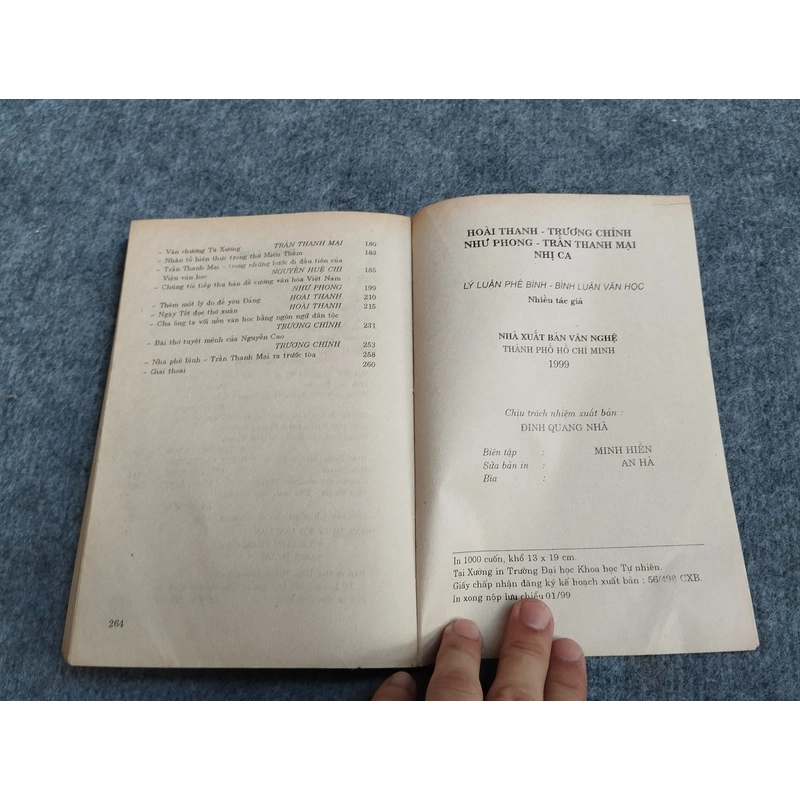 HOÀI THANH. TRƯỜNG CHÍNH. NHI PHONG. TRẦN THANH MẠI. NHỊ CA 551790