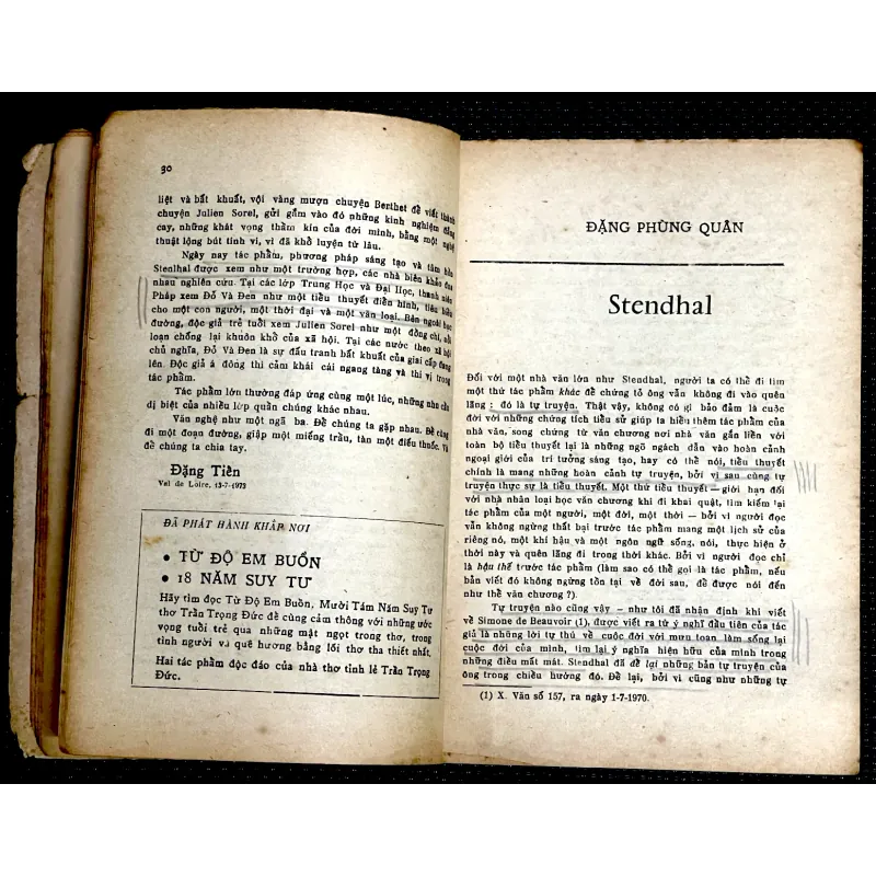 STENDHAL- Tạp chí Văn Học miền Nam VN trước 1975 1008577