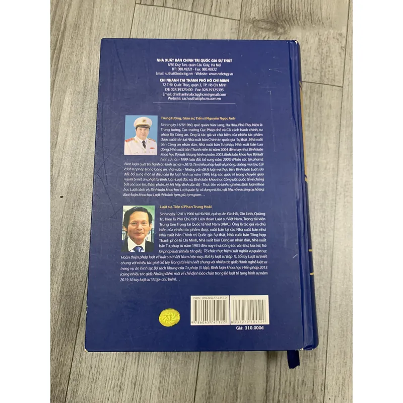 Bình luận khoa học bộ luật tố tụng hình sự năm 2015. Bìa cứng. 3a5 655270