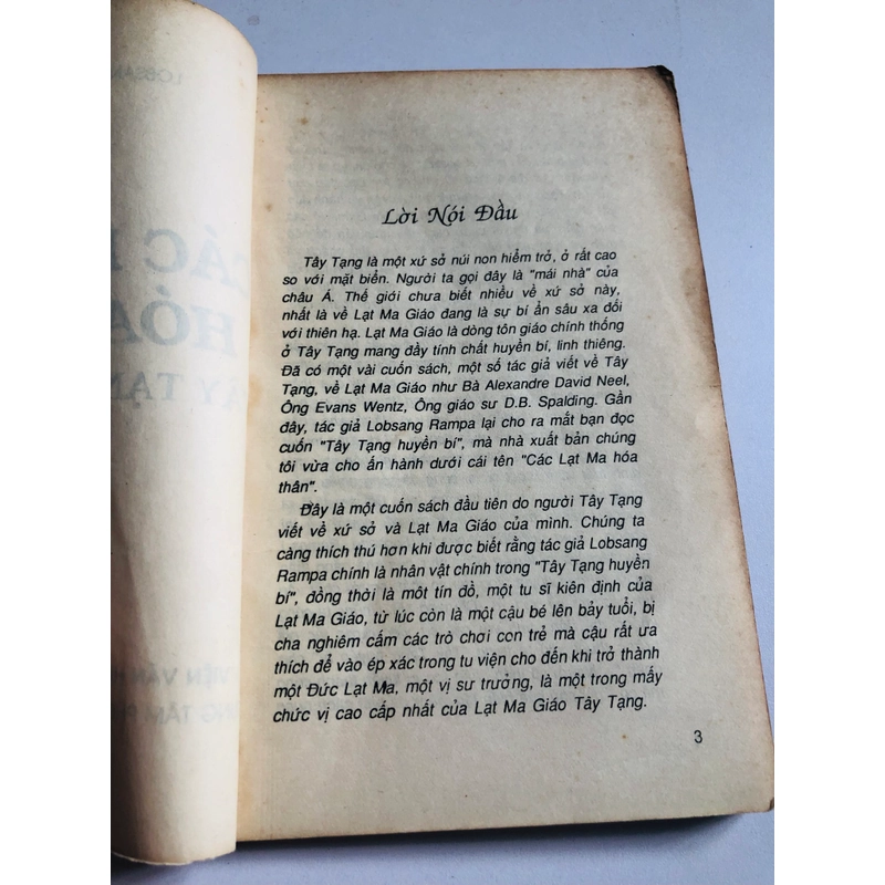 CÁC LẠT MA HOÁ THÂN - 134 trang, nxb: 1991 545018
