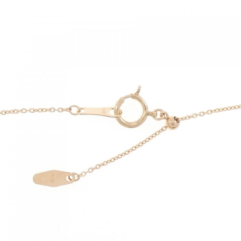 K18PG Dây chuyền kim cương 0.204CT G VS2 VG - Hàng hiệu Chính hãng 876045