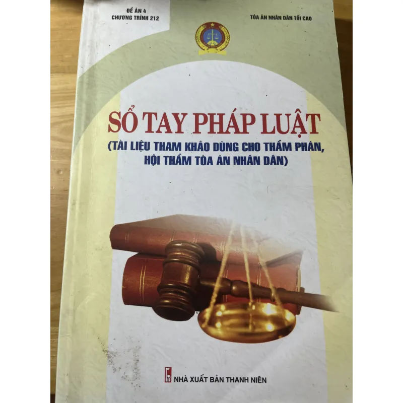 [luật - chính trị - toà án - thẩm phán - hội thẩm] Sổ tay pháp luật 764035