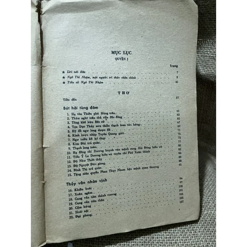Tuyển tập thơ văn ngô Thì nhậm - 1 cuốn khổ lớn- hơn 900 trang  800012