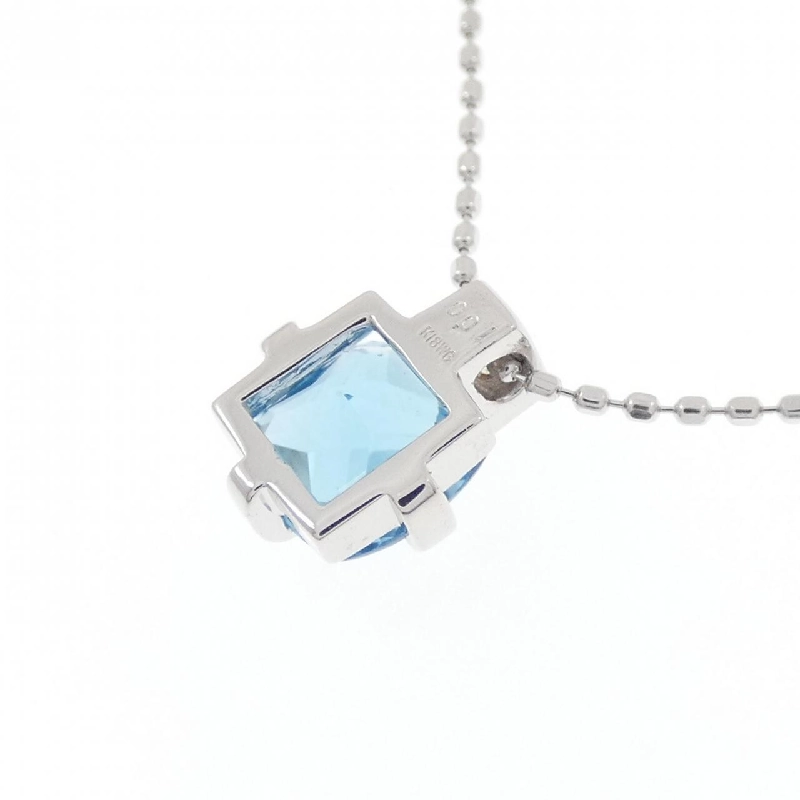 K18WG Blue Topaz Necklace - Hàng hiệu Authentic 860549