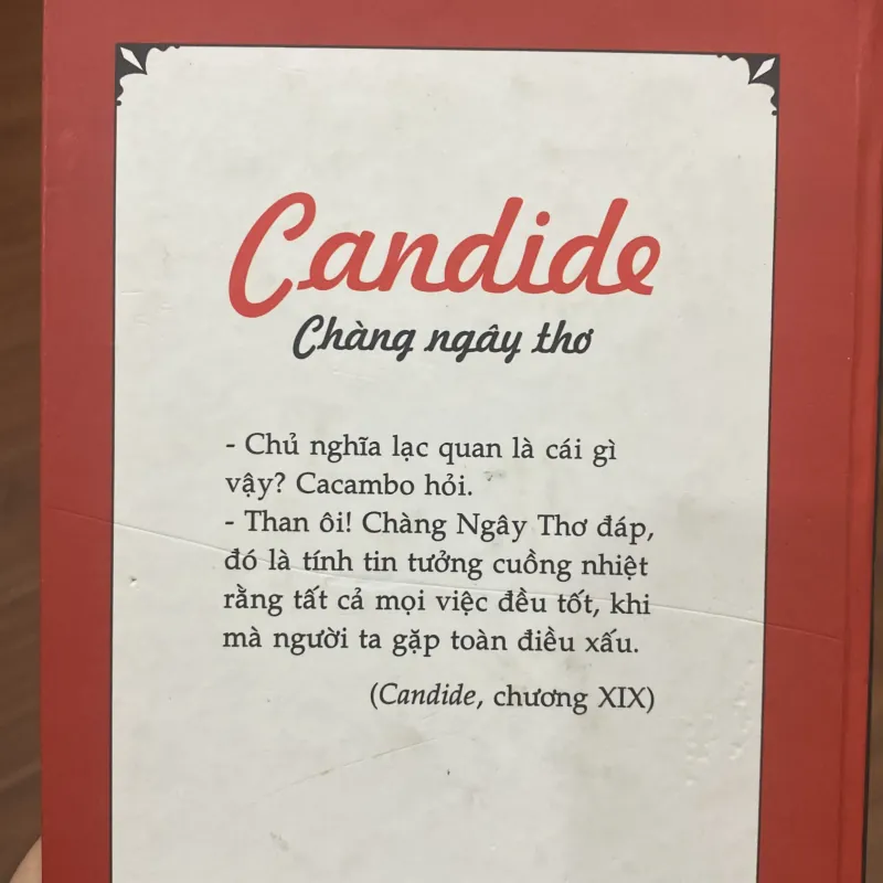 Candide - Chàng Ngây Thơ - Voltaire (Bìa cứng) 761326