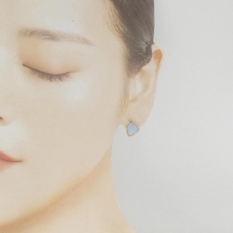 K18YG Opal Bông tai - Hàng hiệu Chính hãng 870008