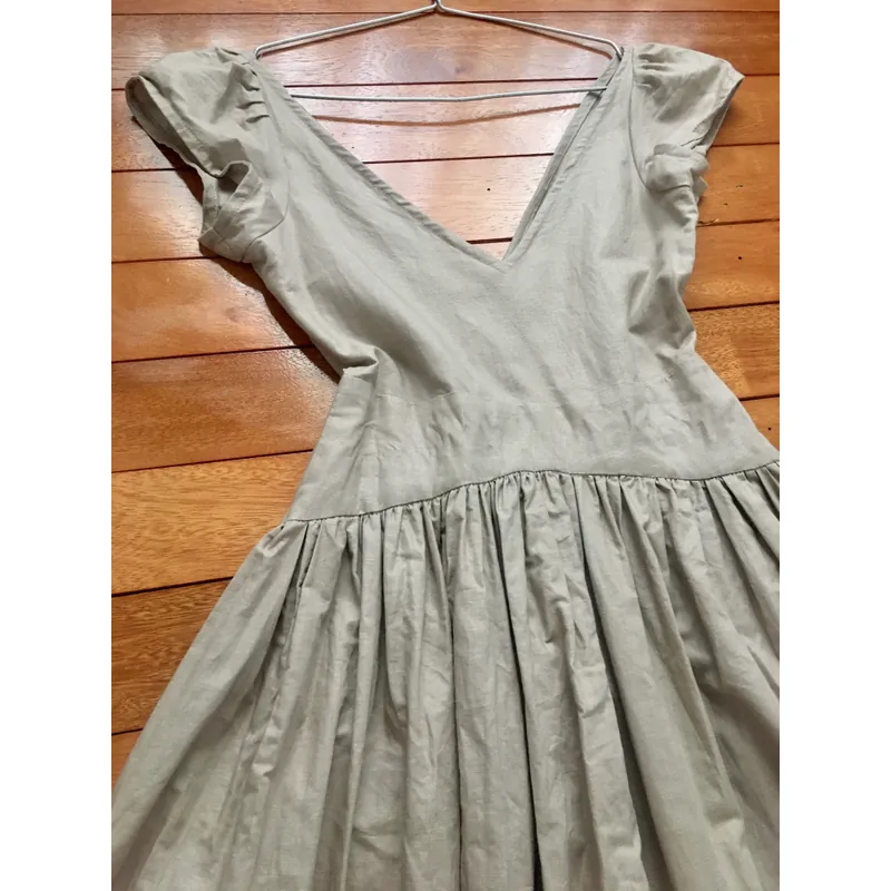 Đầm dài kem của Rale Studio size S mặc 1 lần chụp ảnh 599592