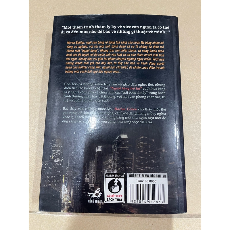 NGƯỜI HÙNG TRỞ LẠI - HARLAN COBEN (c43) 500983