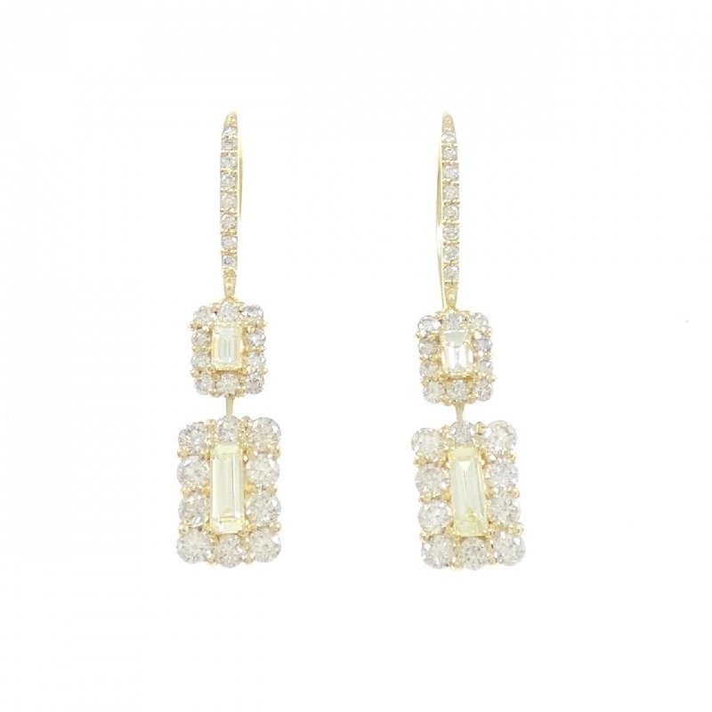 K18YG Bông tai kim cương 1.30CT - Hàng hiệu Chính hãng 871681