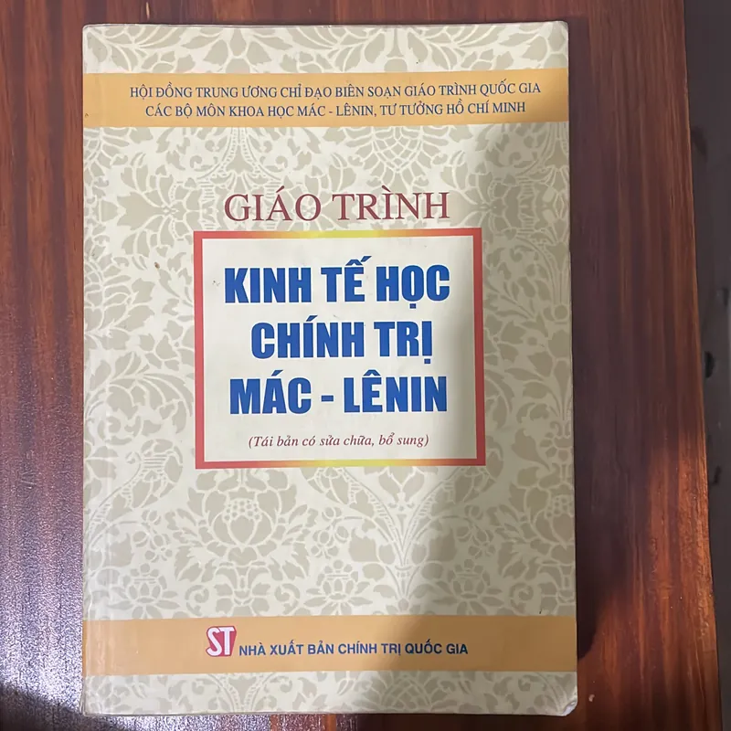 Giáo trình Kinh tế học chính trị Mác - Lênin 602938