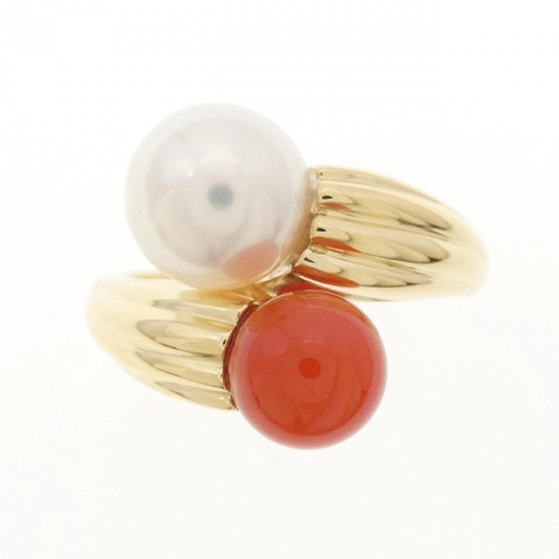 Nhẫn ngọc trai Akoya K18YG 8.4mm - Hàng hiệu Chính hãng 854119