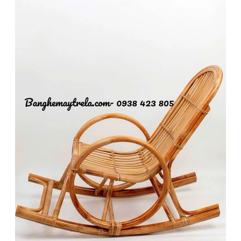 Ghế bập bênh mây tự nhiên nhỏ gọn giá rẻ 533935