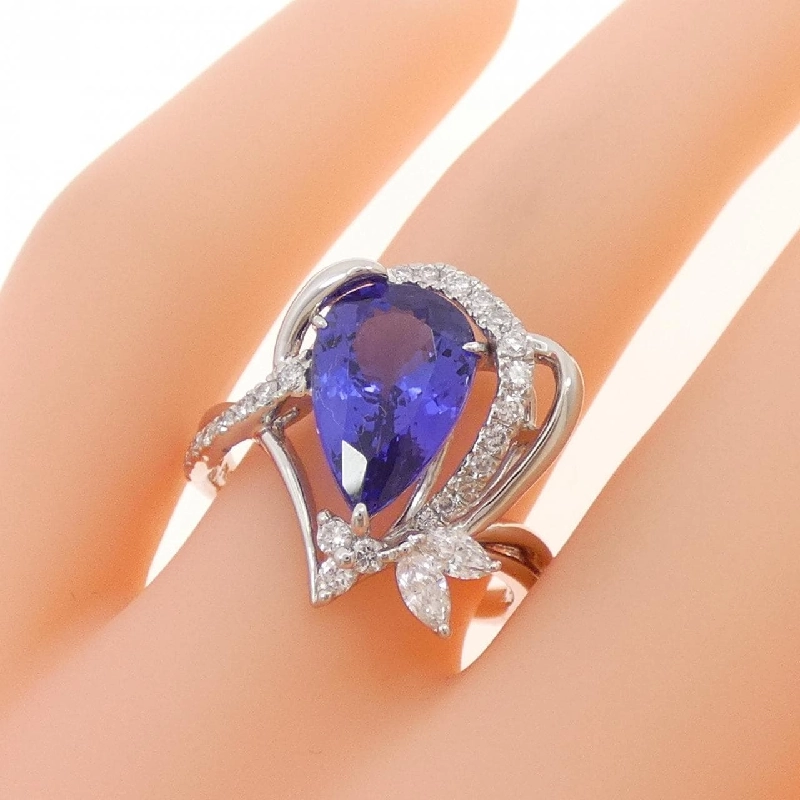 Nhẫn Tanzanite PT900 2.92CT - Hàng hiệu Authentic 855004