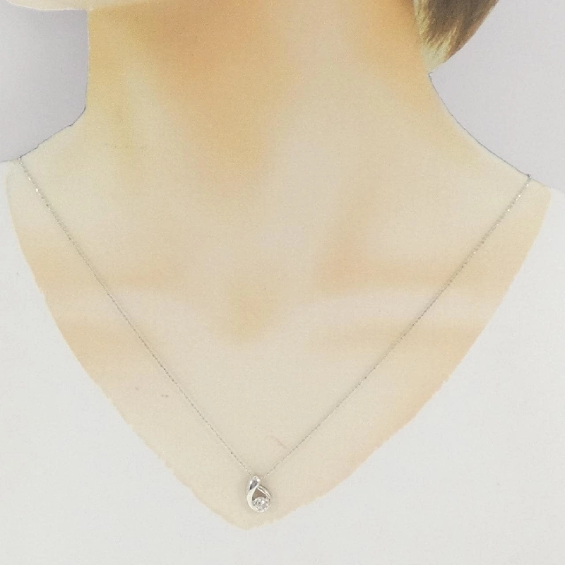 K18WG/750WG Dây chuyền kim cương 0.10CT - Hàng hiệu Chính hãng 866301