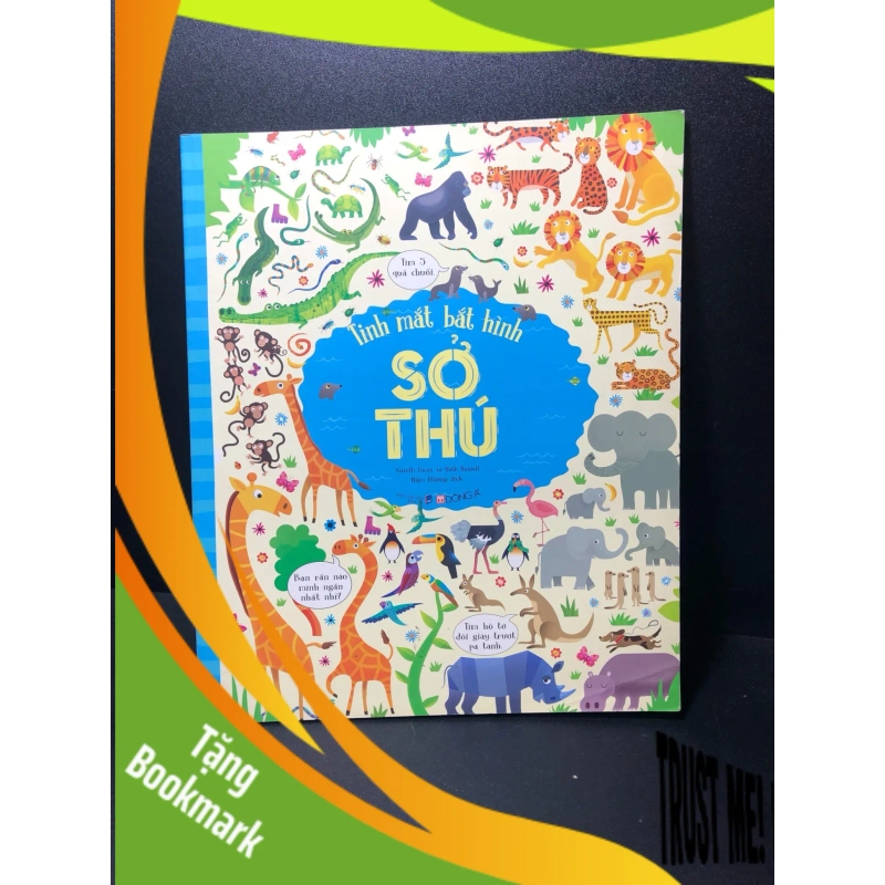 (TẶNG BOOKMARK) Tinh mắt bắt hình sở thú Gareth Lucas mới 85% bẩn nhẹ RBK0311 954018