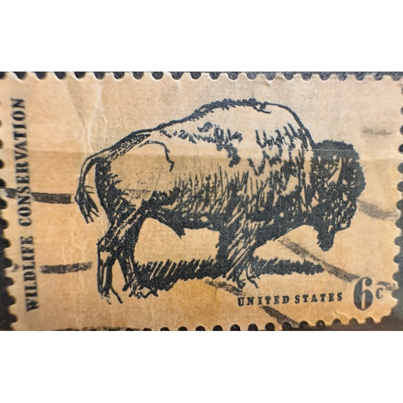 ⛏️ Tem Wildlife Conservation 1970 – Bò rừng Bison - Tem bưu chính - tem sưu tầm - tem xưa  493486