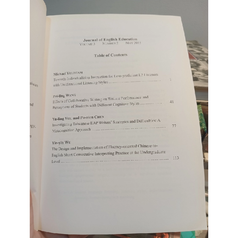 Journal Of English Education (Vol. 3 No. 2) 451545