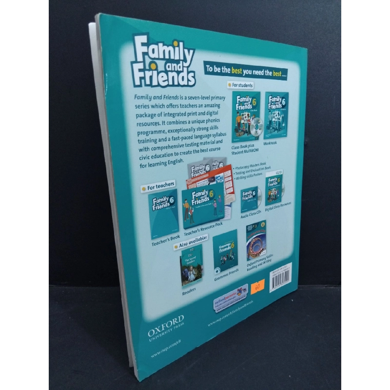 Family and friends 6 Class Book (kèm CD) mới 90% bẩn bìa, ố nhẹ HCM2811 Jenny Quintana HỌC NGOẠI NGỮ 917853