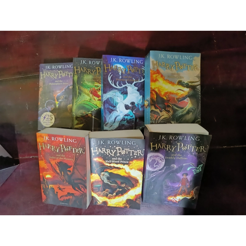 Harry Potter Complete Collection Bloomsbury paperback book 1 to 7 198272