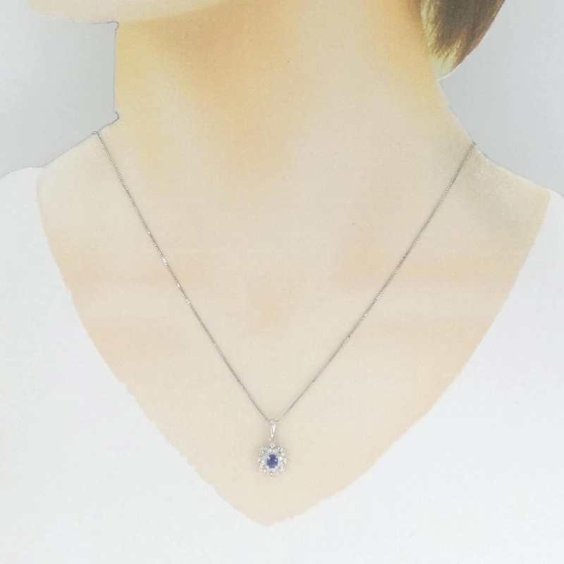 Dây chuyền Sapphire PT 0.30CT - Hàng hiệu Chính hãng 860698