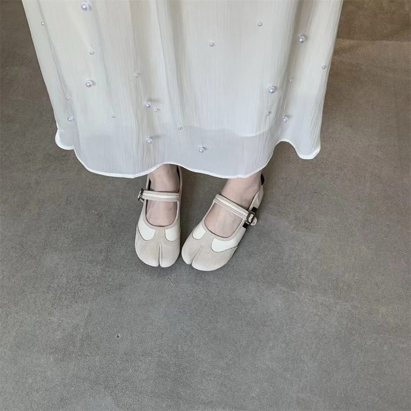 [New] Giày kiểu tabi Happy Feeling - size 38 - trắng  500265