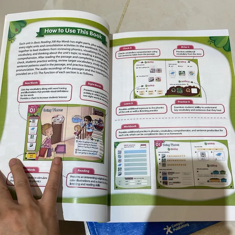  📘 BASIC READING – 200 KEY WORDS (BỘ 3 QUYỂN) | luyện đọc tiếng anh cho trẻ sight words  1062075
