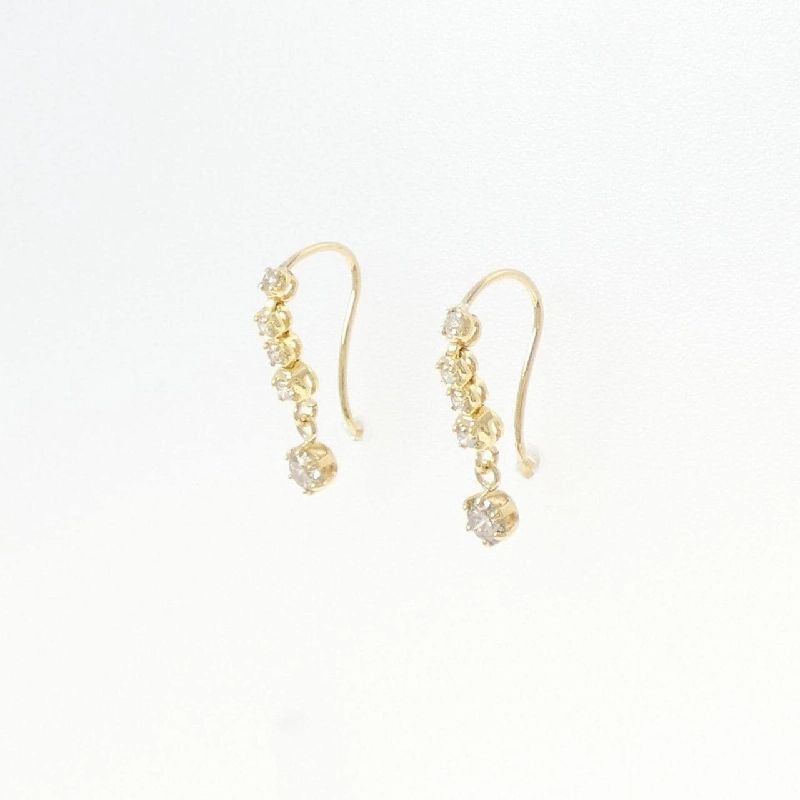 K18YG Bông tai kim cương 0.30CT - Hàng hiệu Chính hãng 869267