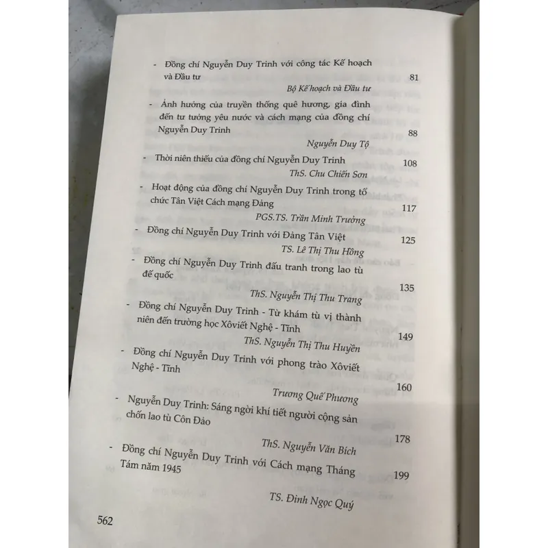 Đồng chí Nguyễn Duy Trinh - Nhà lãnh đạo tiền bối tiêu biểu của Đảng và CMVN 723261