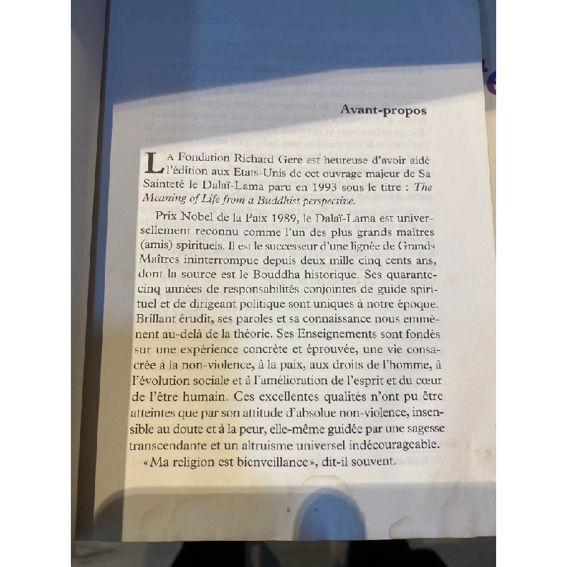 Le Sens de la Vie Réincarnation et Liberté - Dalai-Lama 453039