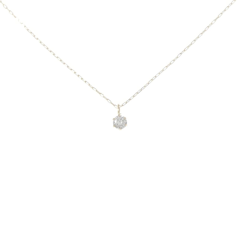 K18YG Solitaire Dây chuyền kim cương 0.08CT - Hàng hiệu Chính hãng 859908
