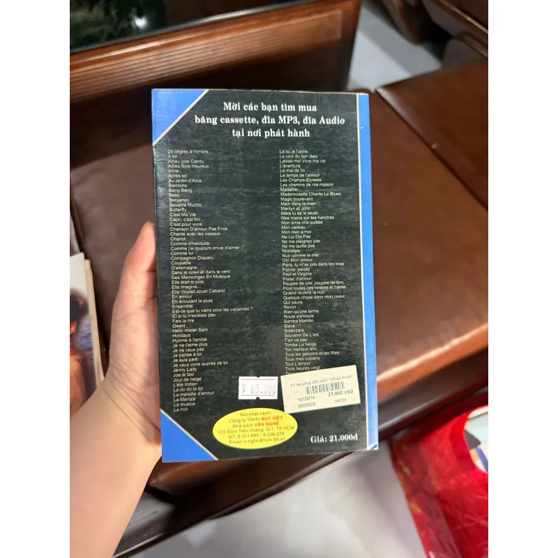 Tuyển Tập Những Bài Hát Tiếng Pháp Nổi Tiếng (Collection des chansons françaises)- K4 1026988