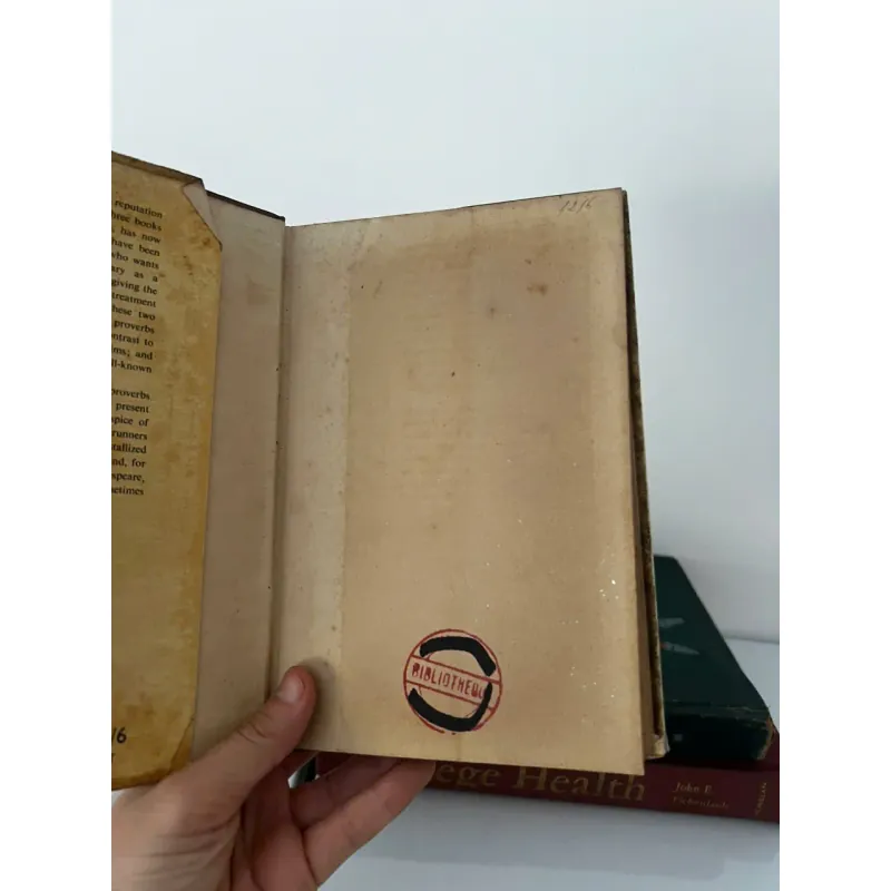 A Book of English Proverbs: With Origins and Explanations by V.H. Collins 1959 707555