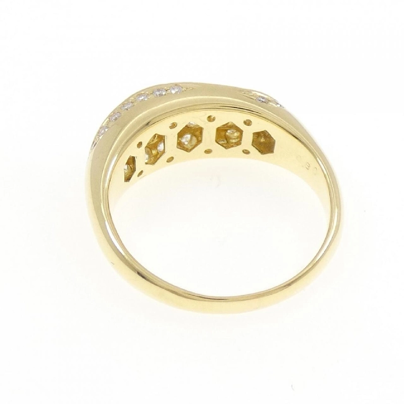 Nhẫn kim cương Pavé K18YG 0.80CT 673355