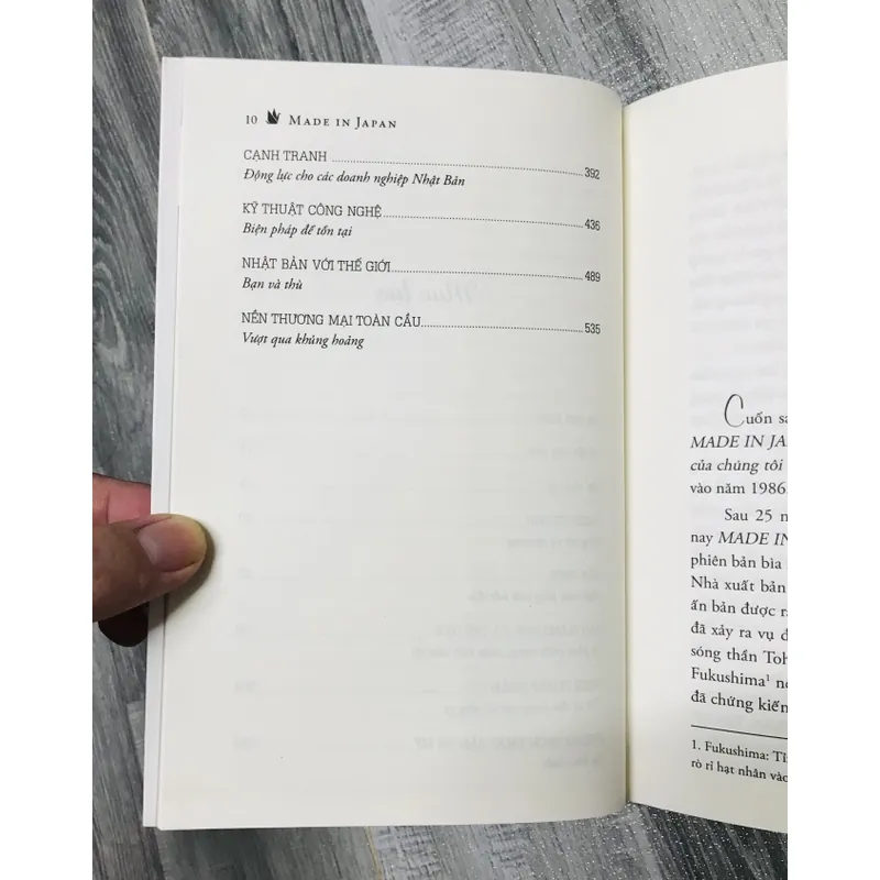 MADE IN JAPAN: ĐỘT PHÁ CHẤT LƯỢNG - KIẾN TẠO TƯƠNG LAI 721102
