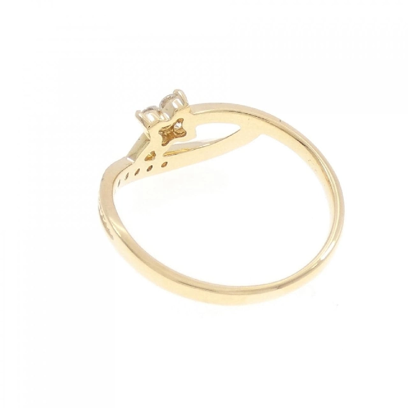 Nhẫn kim cương hoa K18YG 0.15CT - Hàng hiệu Chính hãng 855781