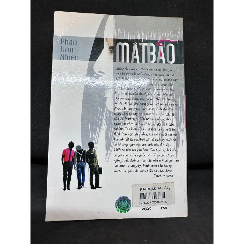 [Phiên Chợ Sách Cũ] Mắt Bão, Phan Hồn Nhiên, (Ố Vàng, Có ghi chữ trang đầu), 2008 1503 411291