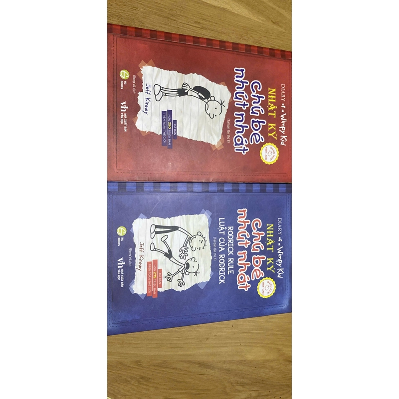 Combo 2 quyển Diary of a Wimpy Kid (Tập 1 + 2) - Song Ngữ (có file audio) 507562