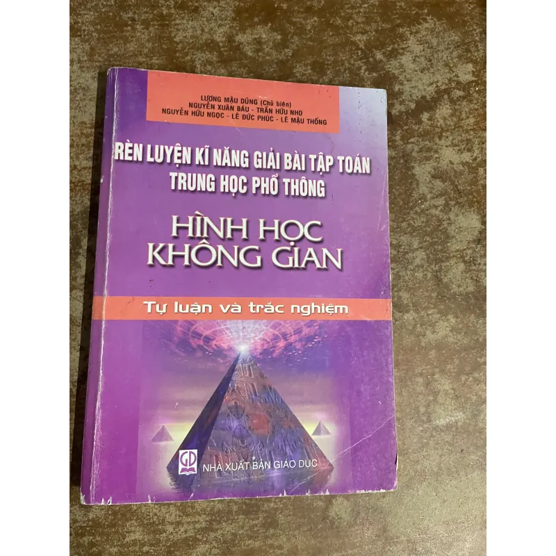 RÈN LUYỆN KỸ NĂNG GIẢI TOÁN THPT HÌNH HỌC KHÔNG GIAN 733025