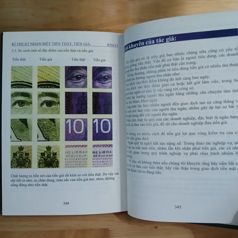 Kĩ Thuật Nhận Biết Tiền Thật, Tiền Giả - TS. Phan Văn Tính chủ biên 761079