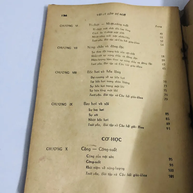 📚 Sách xưa hiếm – VẬT LÝ LỚP ĐỆ NGŨ TRUNG HỌC 📚 571041
