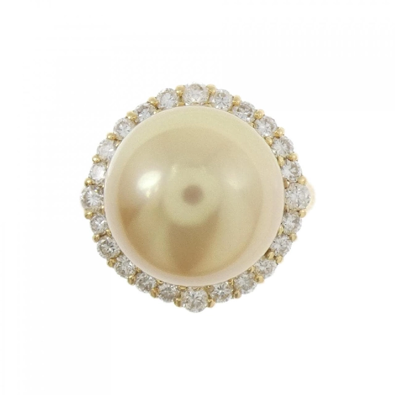 Nhẫn ngọc trai trắng K18YG 666735