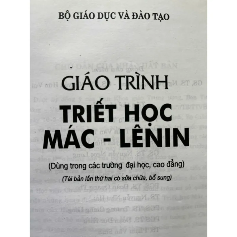 TRIẾT HỌC MÁC - LÊNIN 971773
