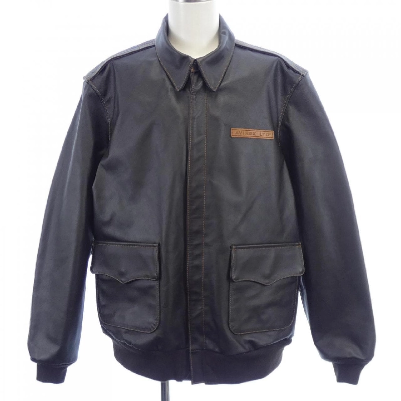 Áo khoác da AVIREX - Hàng hiệu Authentic 884899