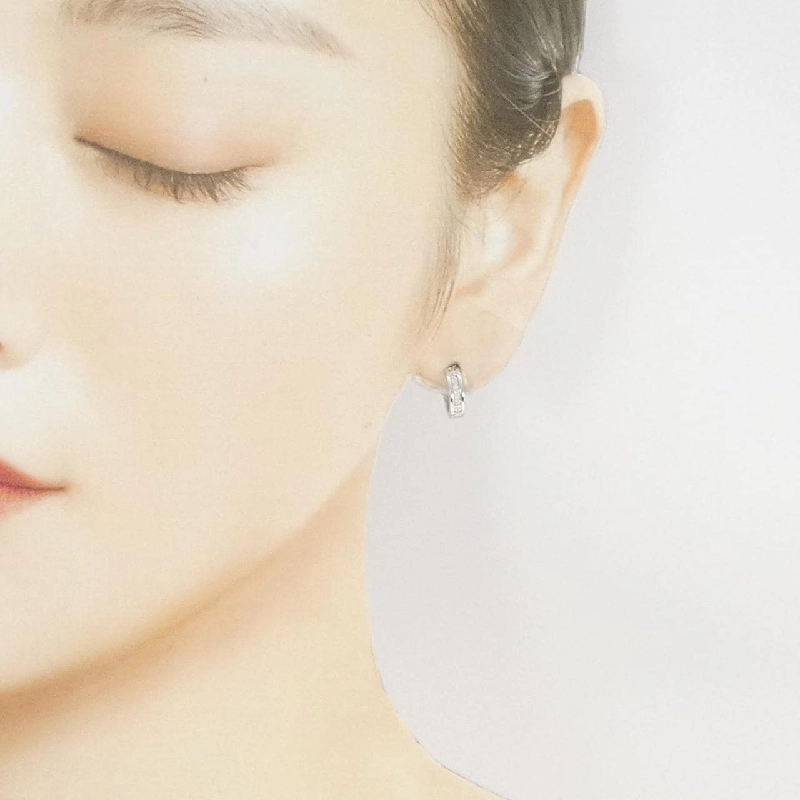 K18WG Bông tai kim cương 0.10CT - Hàng hiệu Chính hãng 866454